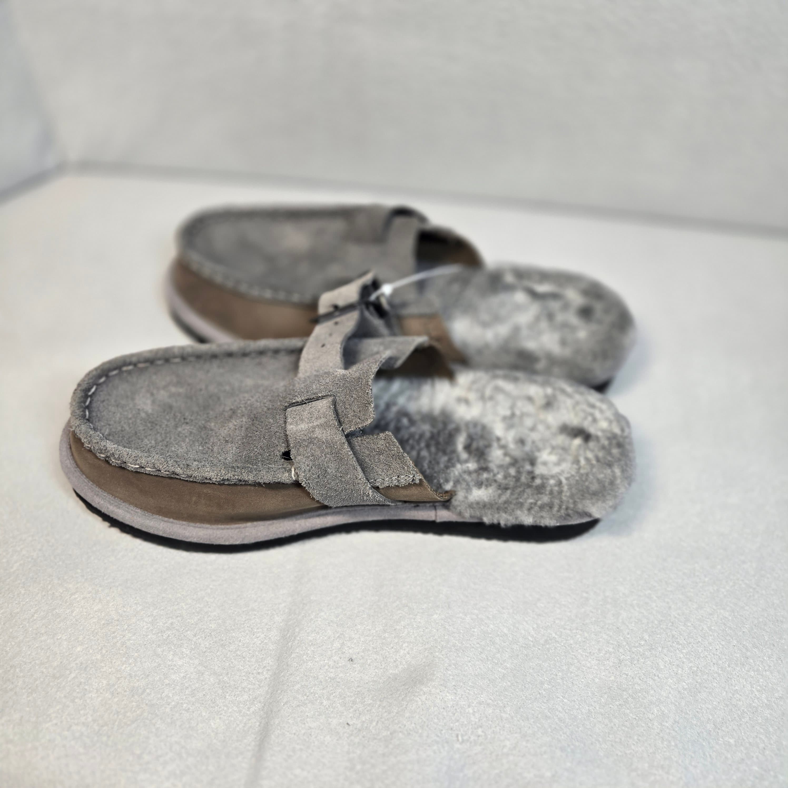 L.L. Bean Shearling Lined Suede Sandals - Thumbnail 5