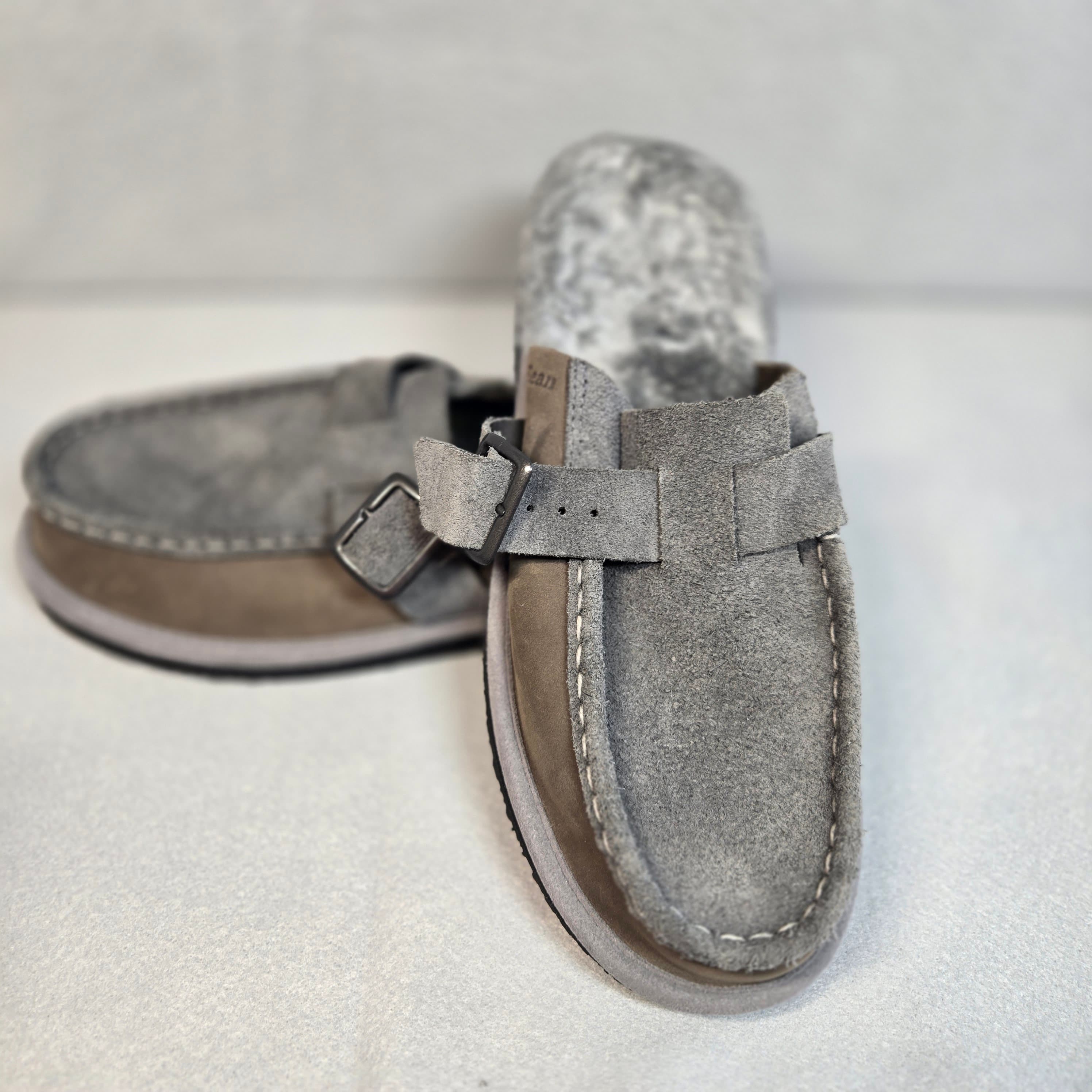 L.L. Bean Shearling Lined Suede Sandals - Thumbnail 4