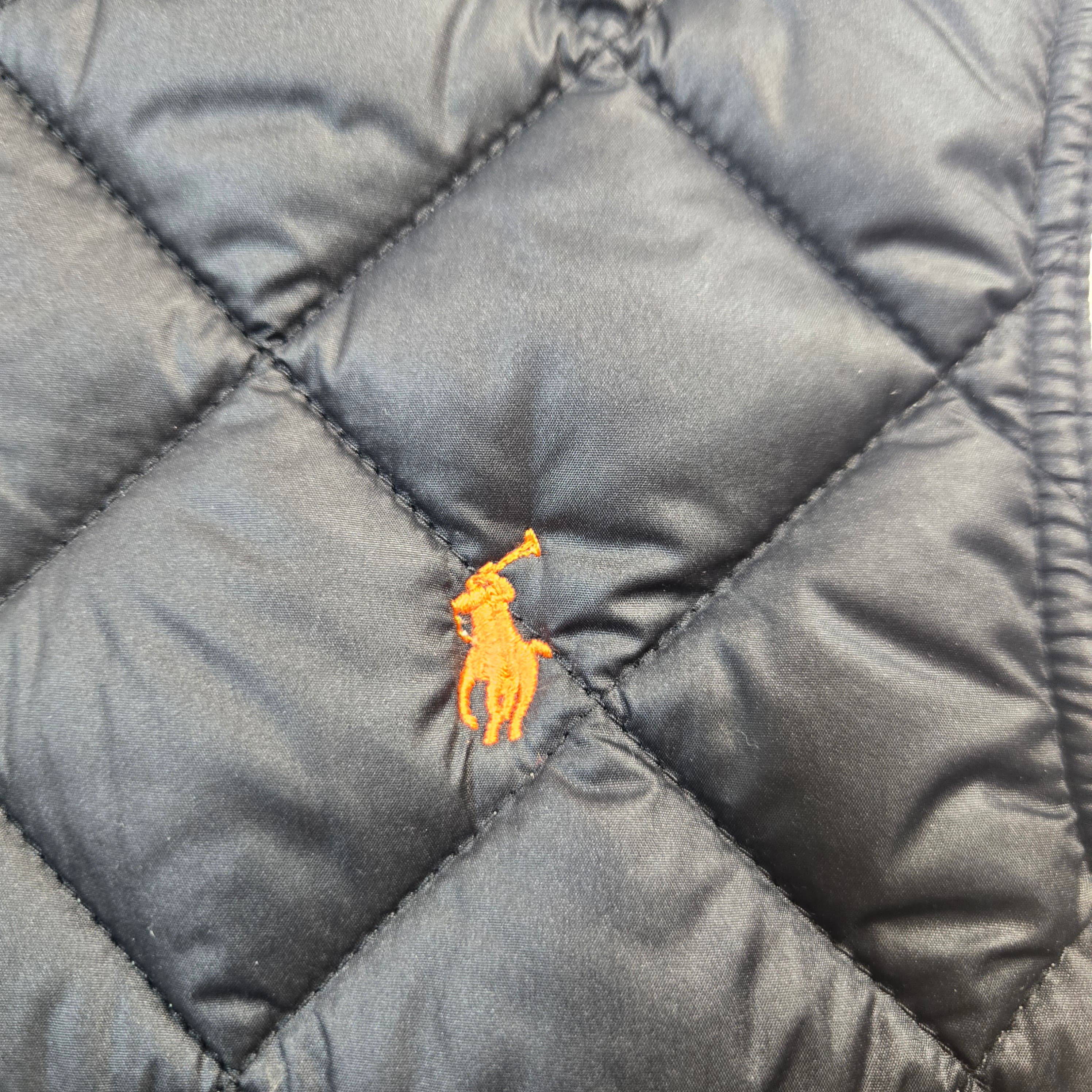 Boys Polo Ralph Lauren Quilted Vest Black Size 7 - Thumbnail 5