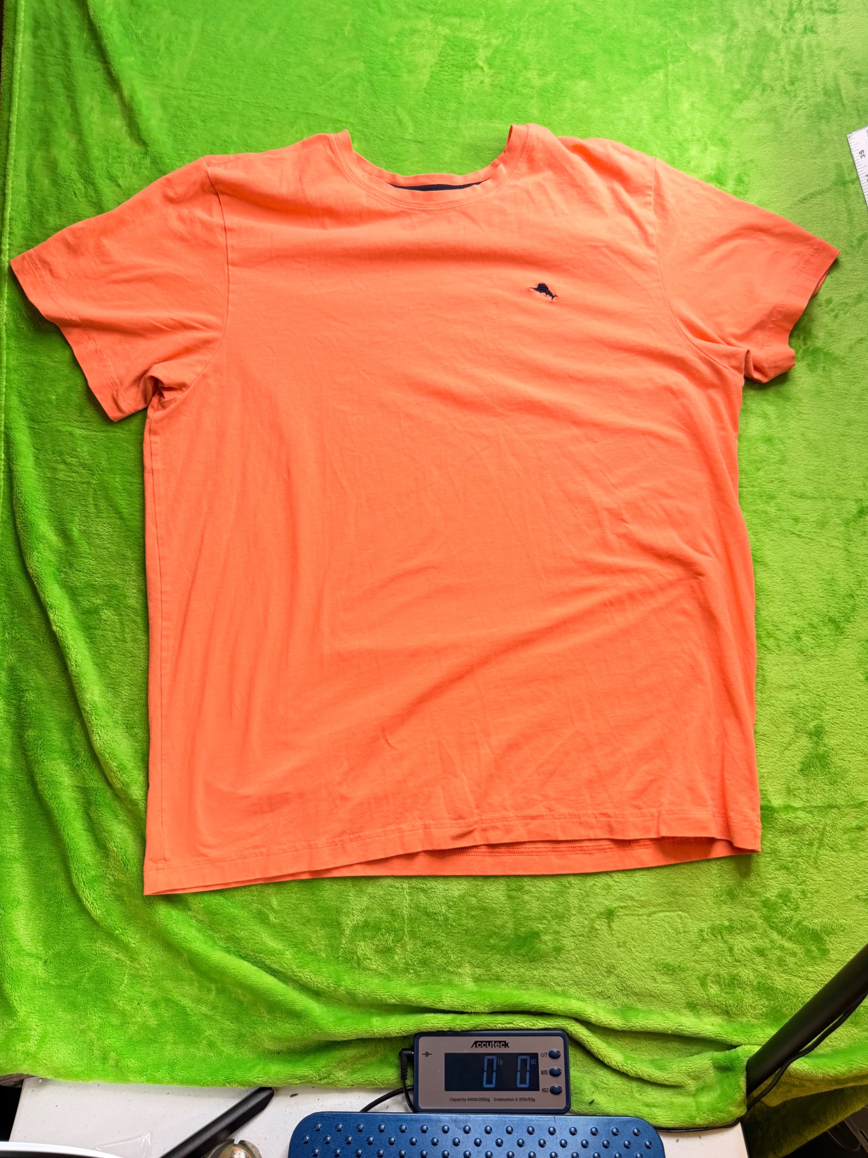 Tommy Bahama Men's L Orange Marlin Logo T-Shirt