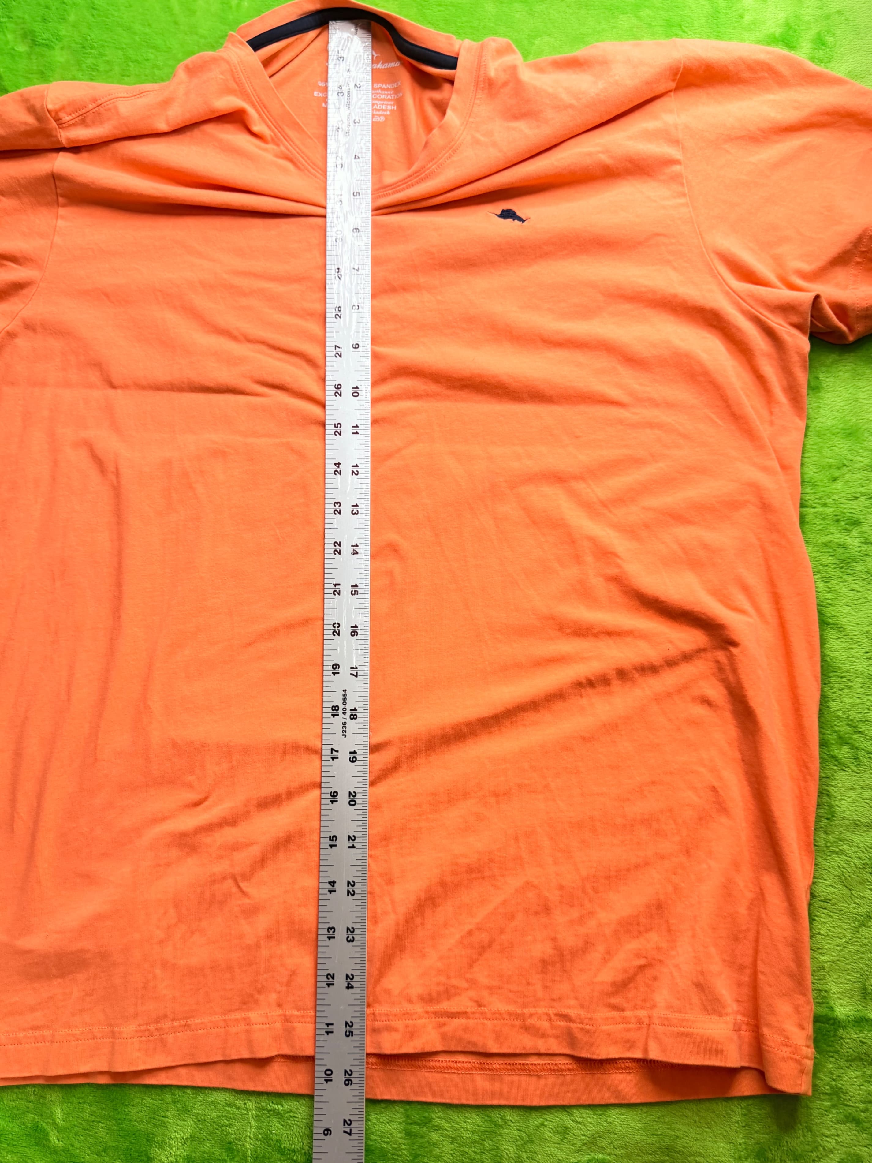 Tommy Bahama Men's L Orange Marlin Logo T-Shirt - Thumbnail 6