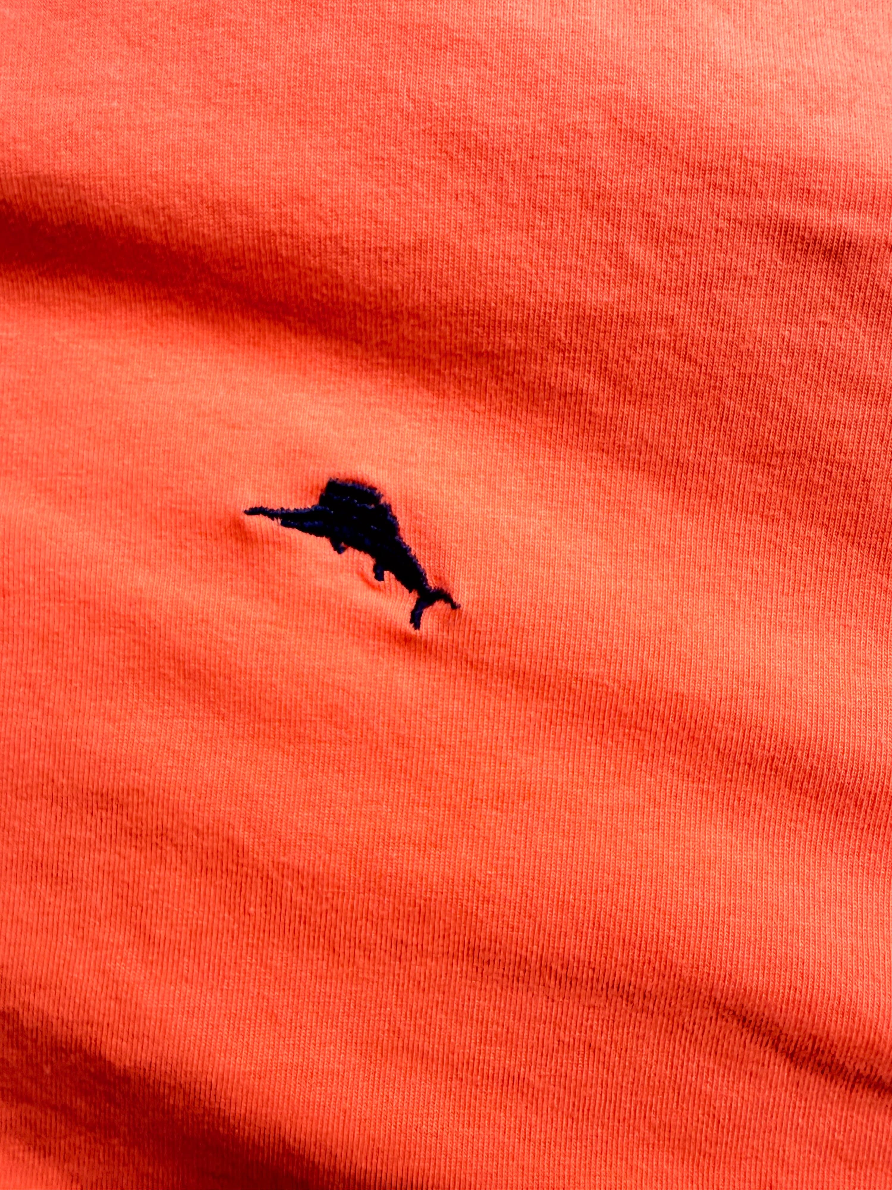 Tommy Bahama Men's L Orange Marlin Logo T-Shirt - Thumbnail 4