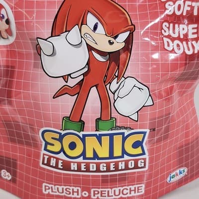 Sonic The Hedgehog Jakks Pacific Knuckles Ice Cream Plush 2026 NEW - Thumbnail 2