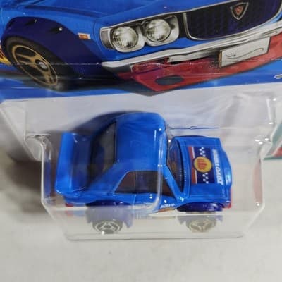 2026 Hot Wheels Mazda RX-3 Tooned Blue Car 1/64 Toy Vehicle NEW - Thumbnail 3