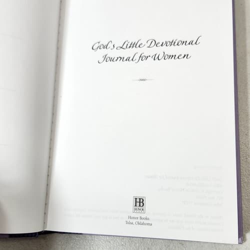 God's Little Devotional Journal for Women Inspirational Religious - Thumbnail 3