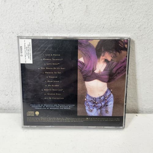 Like A Prayer by Madonna Music CD 1989 - Thumbnail 3