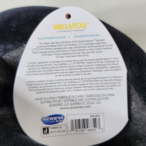 Bella The Spider Squishmallow 12" Big Halloween Toy Black Red Plush Soft Pillow - Thumbnail 7