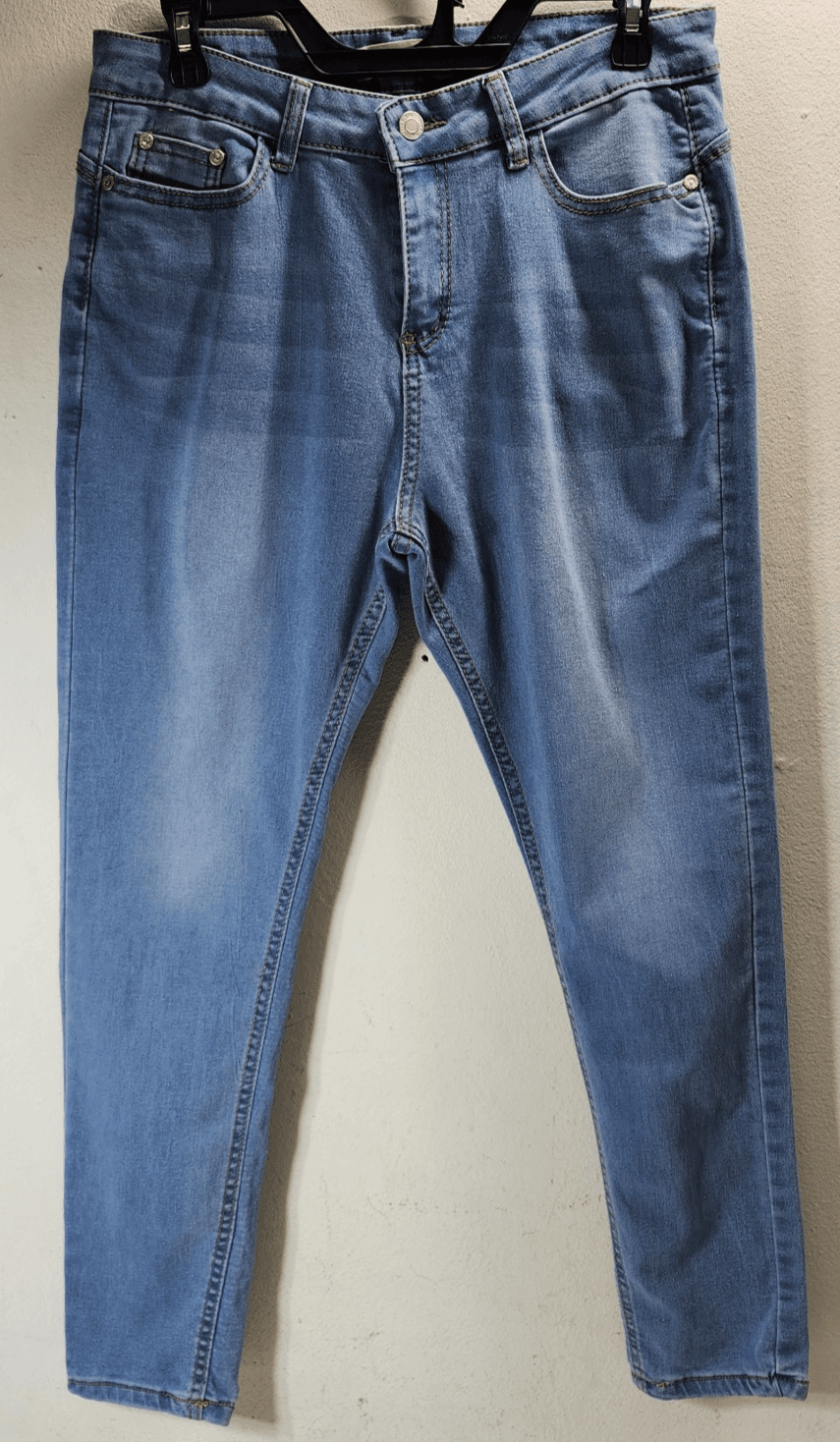 Red Bottoms Womens Mid Rise Bootcut Jeans Size 15/32 Blue Denim Pants - Thumbnail 5