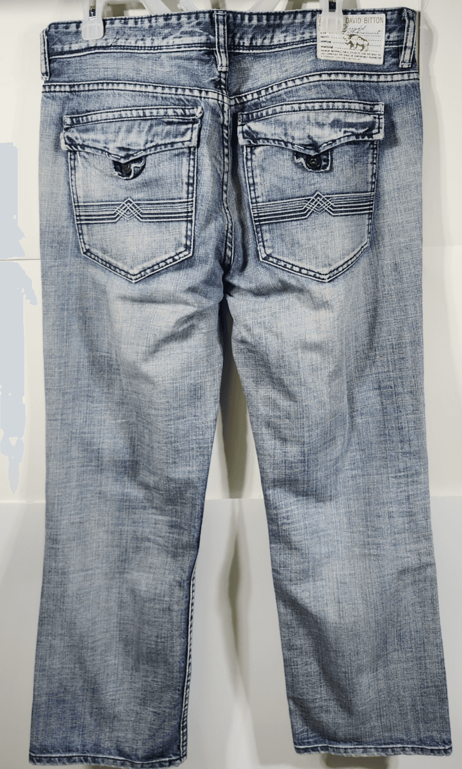 Buffalo David Bitton Jeans Men's Size 34 X 29 Driven Straight Blue Denim Pants - Thumbnail 6
