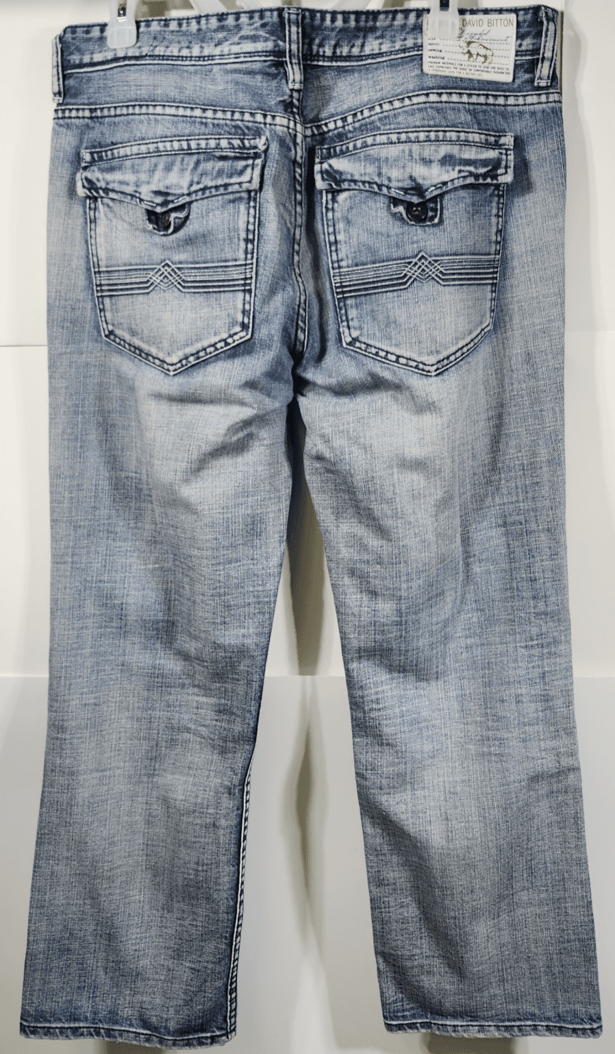 Buffalo David Bitton Jeans Men's Size 34 X 29 Driven Straight Blue Denim Pants - Thumbnail 4