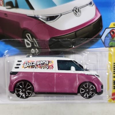 2026 Hot Wheels VW ID Buzz Bomb HW Euro Car 1/64 Toy Vehicle NEW - Thumbnail 2