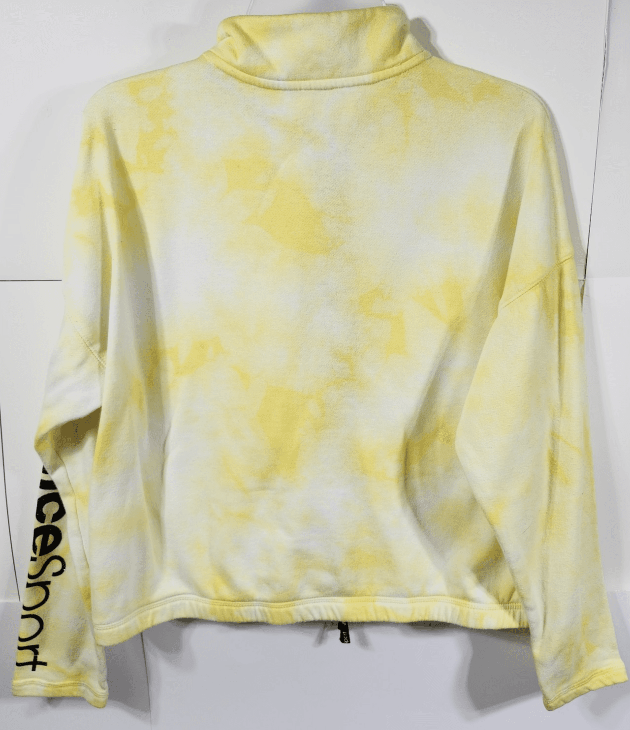 Justice Girls Full Zip Sweatshirt Size Large Yellow Sunflower - Thumbnail 4