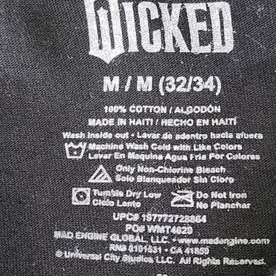 Emerald City Men's M Tshirt Black Graphic Short Sleeve Cotton NEW - Thumbnail 7