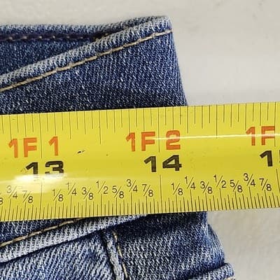 GAP Baby Boot Mid Rise Jeans Blue Wash Size 27x33 Classic Casual Normcore - Thumbnail 2