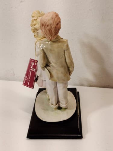 A Belcari Boy & Girl Couple Dear Arnart Sculpture 1984 Figurine Art Decor - Thumbnail 6