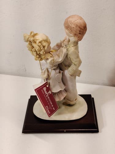 A Belcari Boy & Girl Couple Dear Arnart Sculpture 1984 Figurine Art Decor - Thumbnail 5