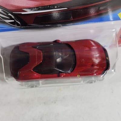 2026 Hot Wheels Ferrari 12Cilindri Red Car 1/64 Toy Vehicle With Protector NEW - Thumbnail 3