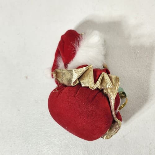 Vintage Santa Claus Head Ornament Holiday Tree Decoration Hanging - Thumbnail 5