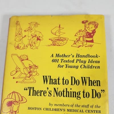 What To Do When There's Nothing To Do By Elizabeth Gregg Hardcover DJ 1968 - Thumbnail 2