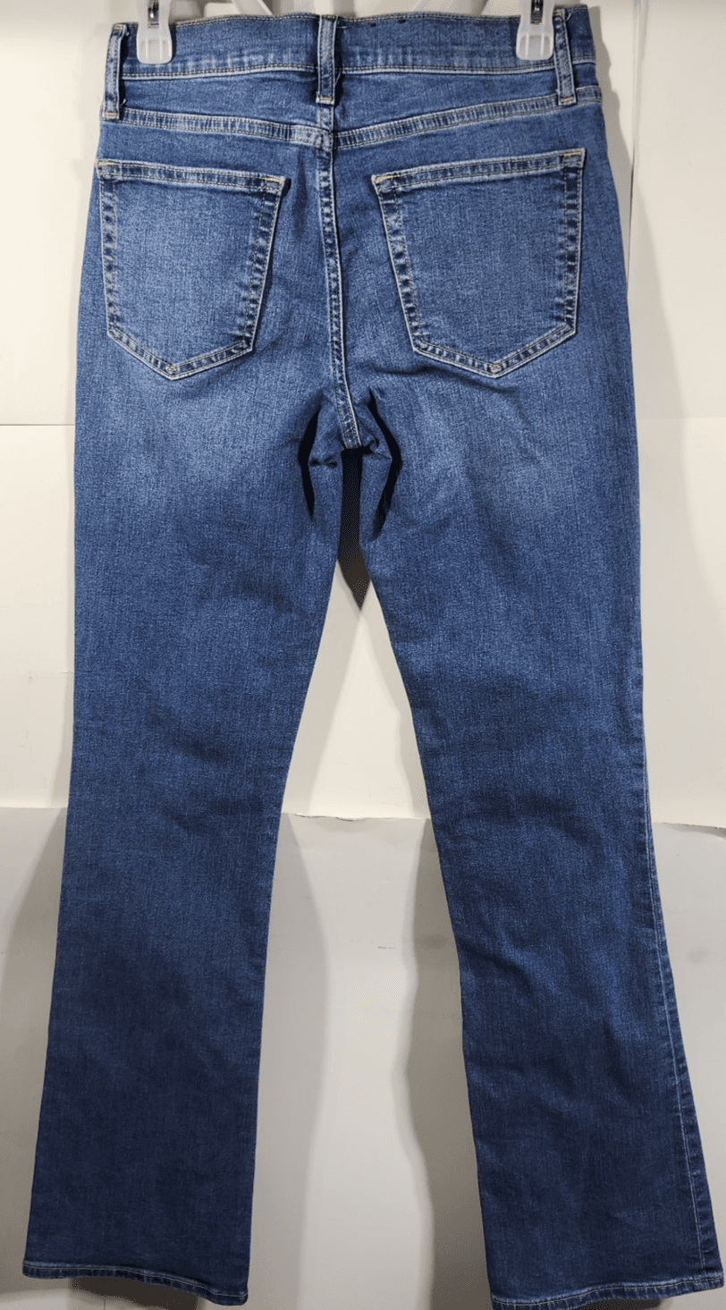 GAP Baby Boot Mid Rise Jeans Blue Wash Size 27x33 Classic Casual Normcore - Thumbnail 4