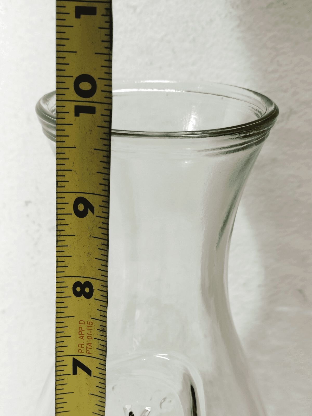 3 Embossed Since 1852 Glass Milk Wine Carafe Decanter Pitcher Bottle Decor - Thumbnail 6
