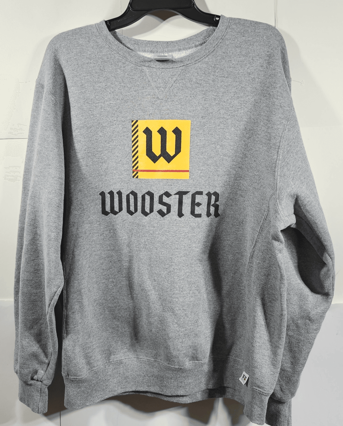 Vintage 90s Wooster College Fighting Scots Pullover Sweatshirt Size Large Gray - Thumbnail 5