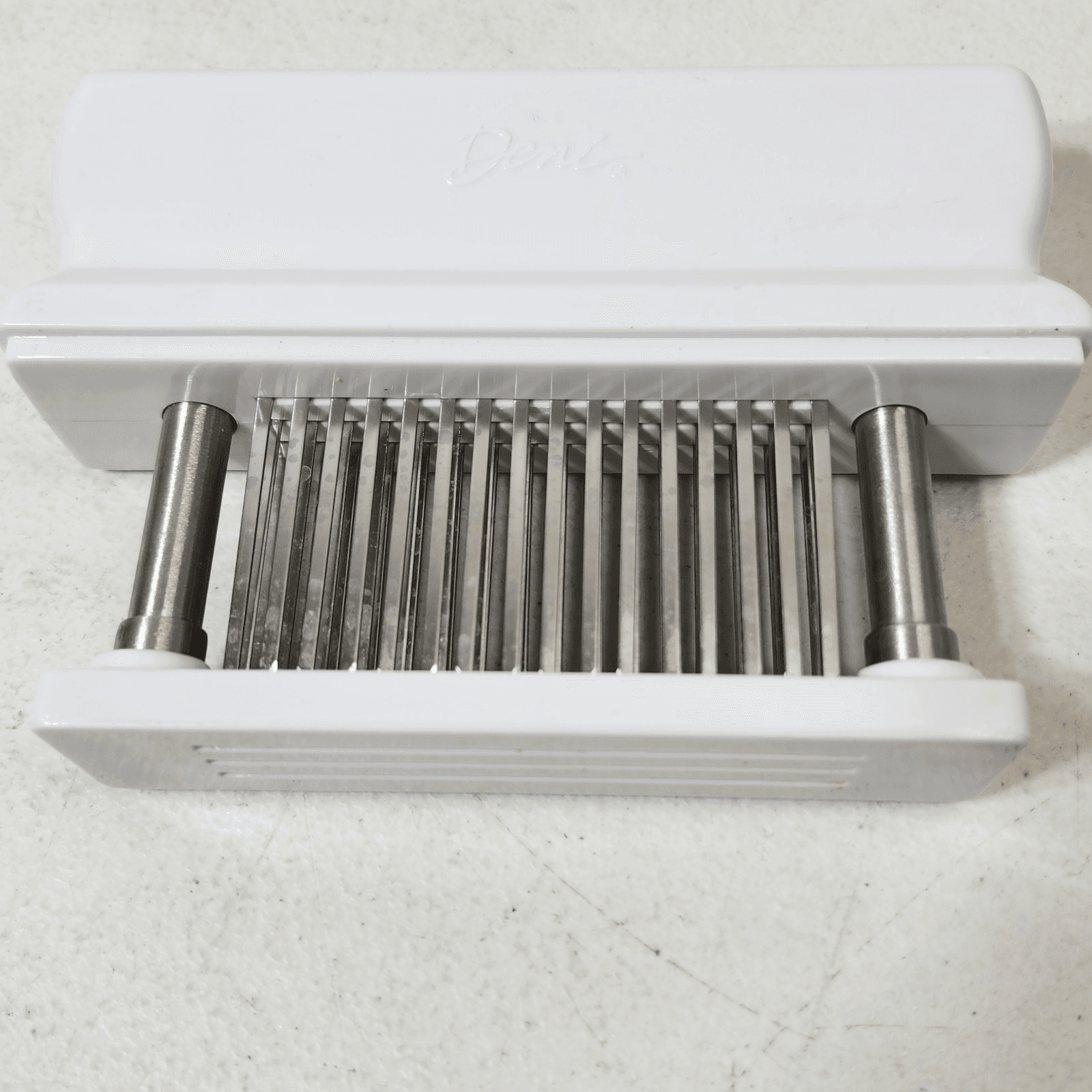 Deni Meat Tenderizer 48 Blades With Blade Cover White Kitchen Prep Tool - Thumbnail 3