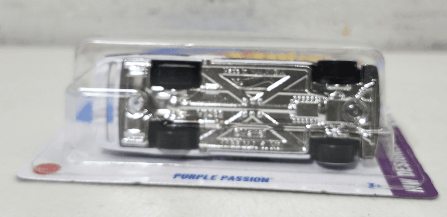 2025 Hot Wheels Purple Passion HW Designed By White Car 1/64 Toy Vehicle NEW - Thumbnail 4