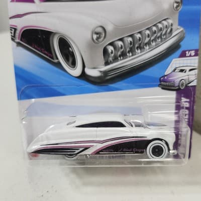 2025 Hot Wheels Purple Passion HW Designed By White Car 1/64 Toy Vehicle NEW - Thumbnail 2