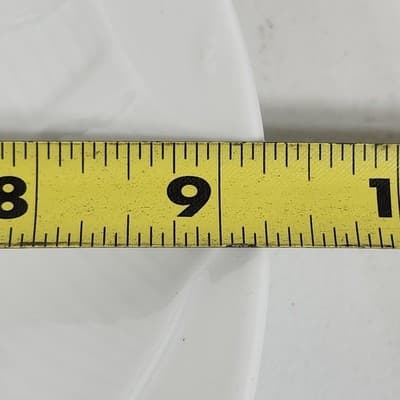 DANSK France Embossed Fish White Dinner Plate 9.25" - Thumbnail 3