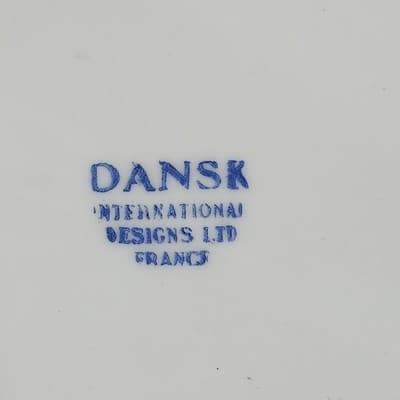 DANSK France Embossed Fish White Dinner Plate 9.25" - Thumbnail 4