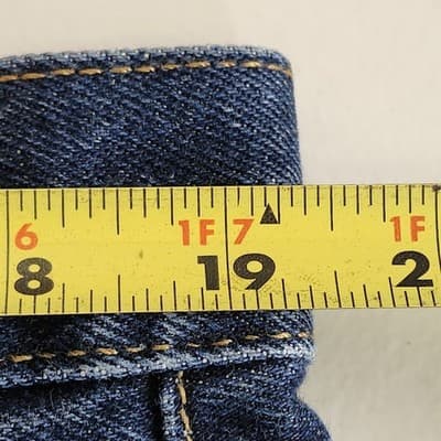 Faded Glory Jeans Men's Size 38x30 Blue Denim Straight Leg Pants - Thumbnail 2