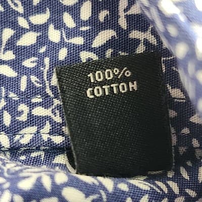 Tommy Hilfiger Men's Large Slim Fit Button Up Shirt Blue 16/16.5 Cotton - Thumbnail 8