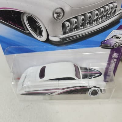 2025 Hot Wheels Purple Passion HW Designed By White Car 1/64 Toy Vehicle NEW - Thumbnail 3