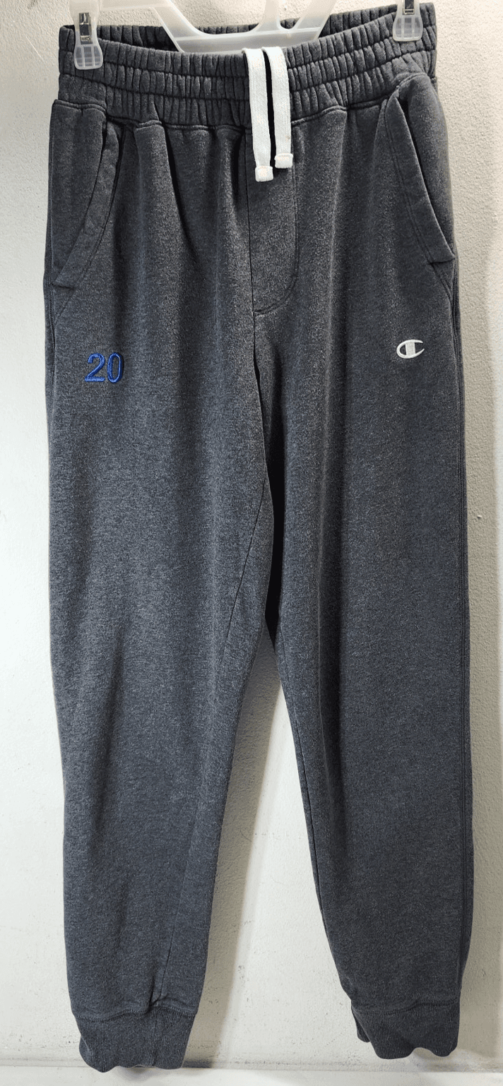 Champion Men's S Gray Sweatpants Jogger #20 With Pockets