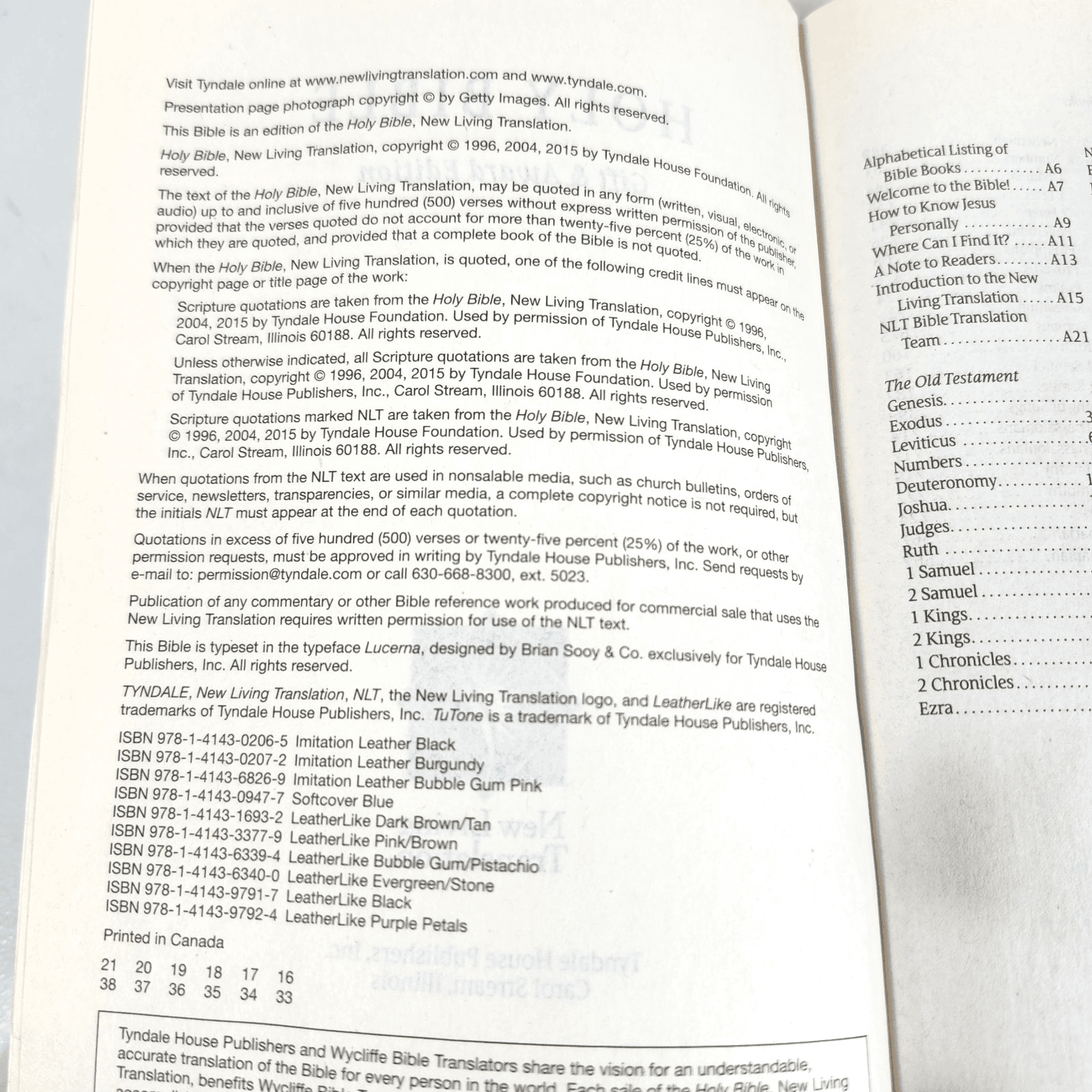 Holy Bible New Living Translation Paperback 2007 - Thumbnail 2
