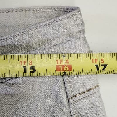 Rampage Jeans Womens Size 13 Gray Mid Rise Denim Pants - Thumbnail 2