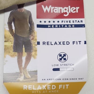 Wrangler Cargo Shorts Men's Relaxed Fit Size 48 NEW - Thumbnail 8