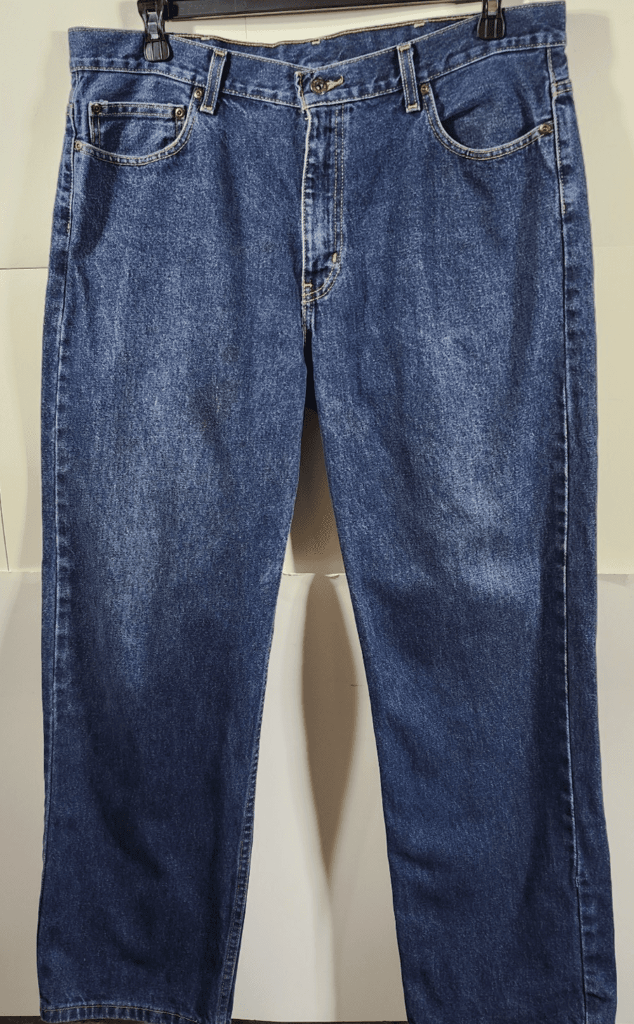 Faded Glory Jeans Men's Size 38x30 Blue Denim Straight Leg Pants - Thumbnail 5