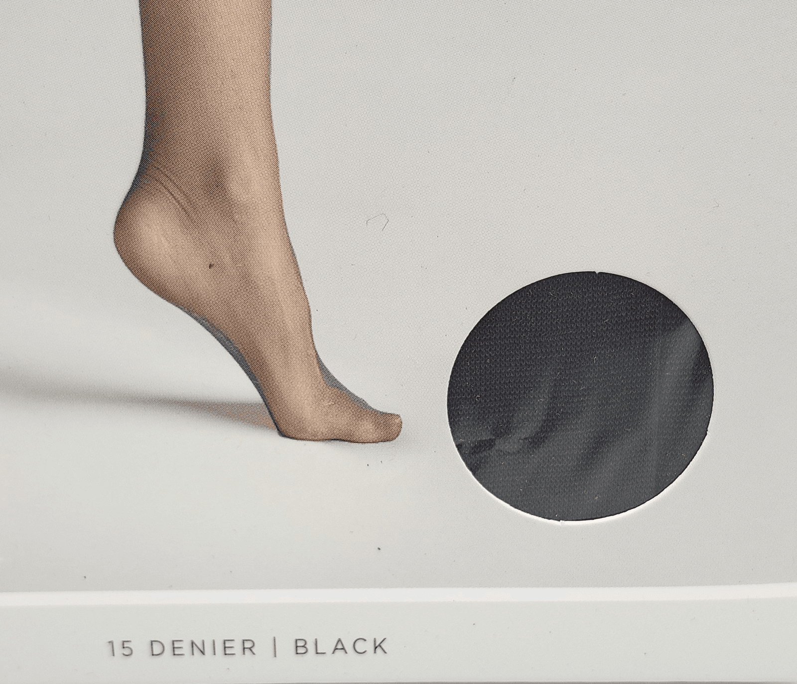 Silk Impressions Pantyhose 2 Pack Small Black 15 Denier Ultra Fine Sheer - Thumbnail 2