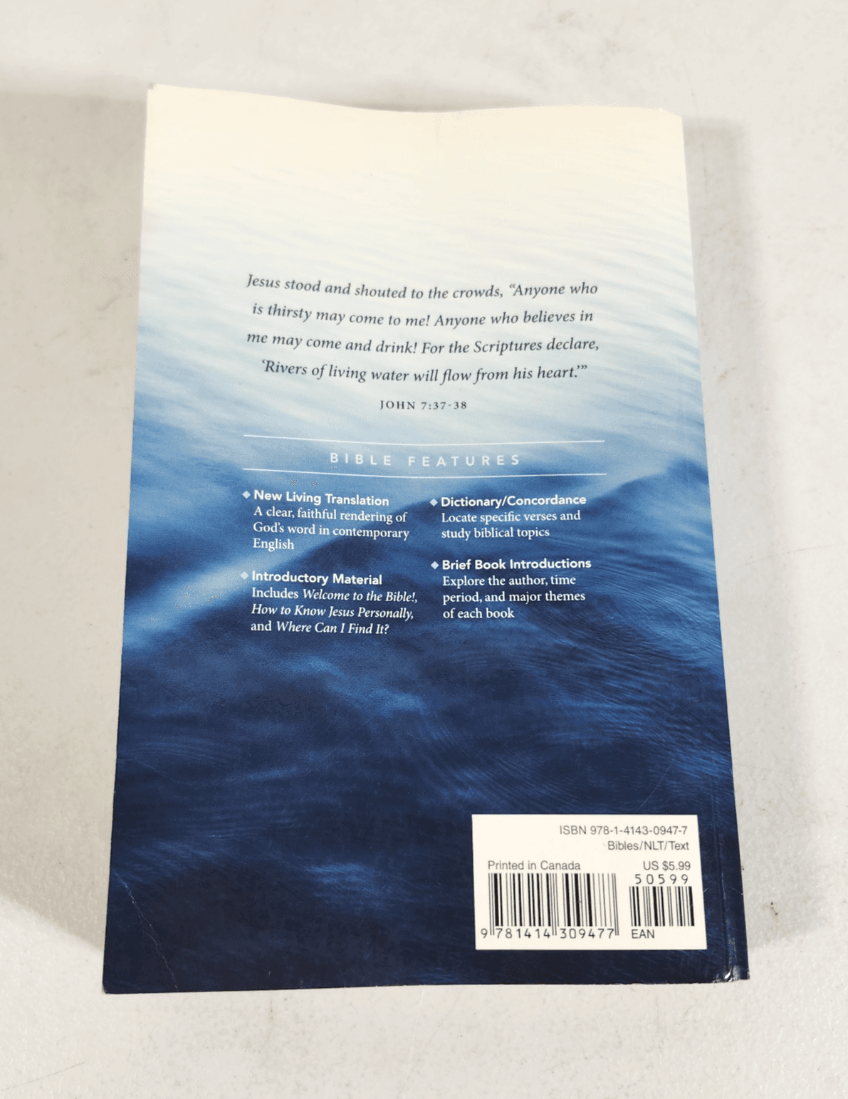Holy Bible New Living Translation Paperback 2007 - Thumbnail 3