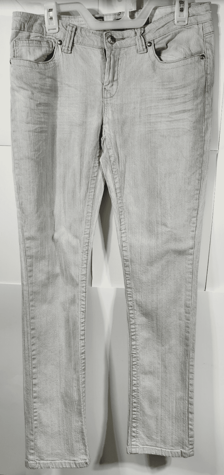 Rampage Jeans Womens Size 13 Gray Mid Rise Denim Pants