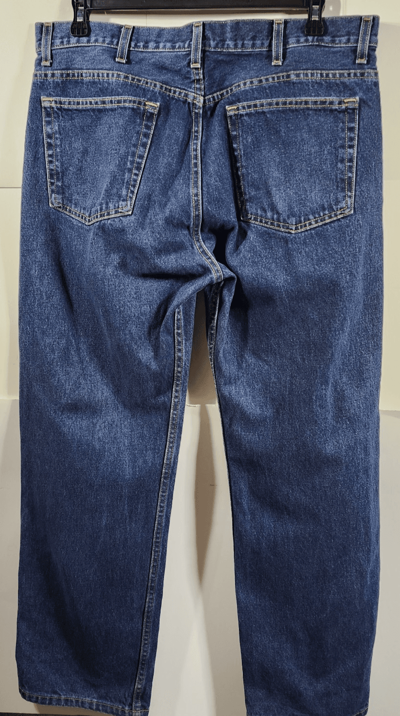 Faded Glory Jeans Men's Size 38x30 Blue Denim Straight Leg Pants - Thumbnail 6