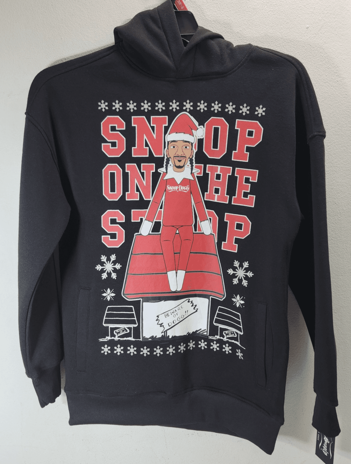 Snoop Dogg Men's Size XS Hoodie Black Graphic Hooded Sweatshirt NEW - Thumbnail 4