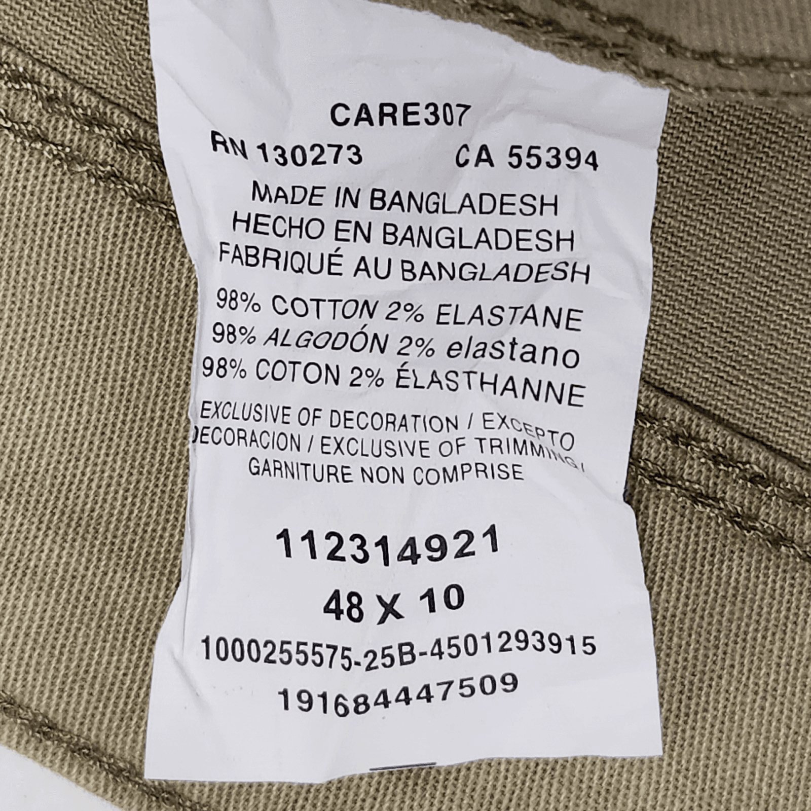 Wrangler Cargo Shorts Men's Relaxed Fit Size 48 NEW - Thumbnail 9