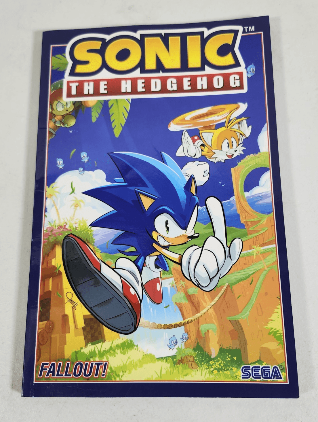Sonic the Hedgehog Vol. 1: Fallout 2019 Tyson Hesse Cover Art