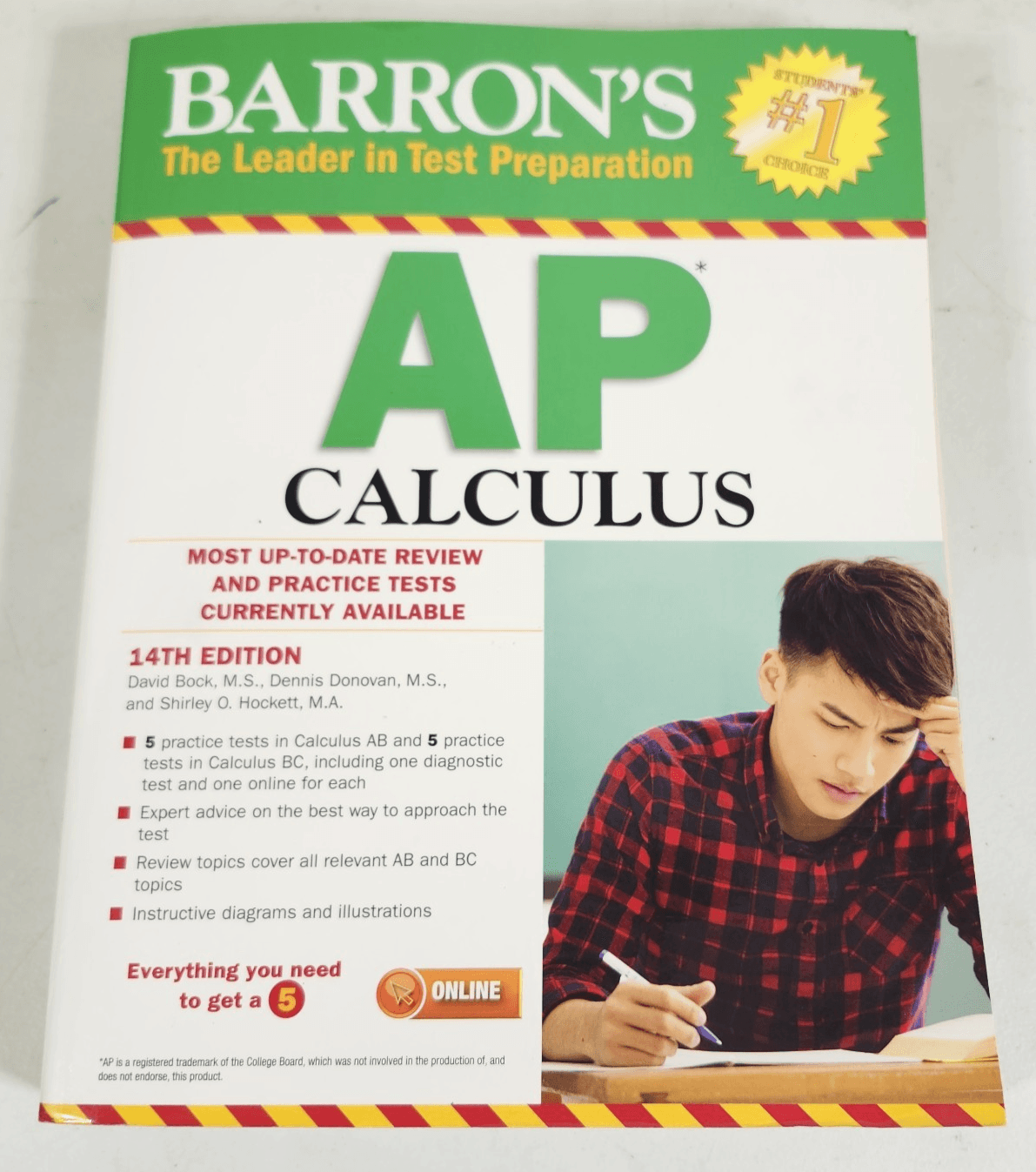 Barron's AP Calculus, 14th Edition - Paperback By Bock M.S., David