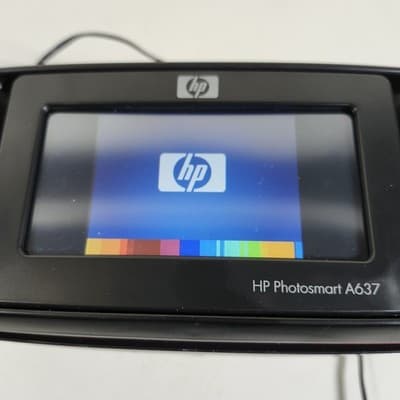 HP Photosmart A630 Compact Photo Printer W/AC Adapter Carrying Case Bag Manual