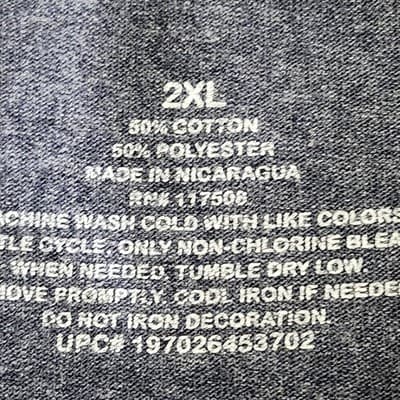 Nope Not Today Kitty Cat Blue Graphic T-Shirt Size 2XL - Thumbnail 7
