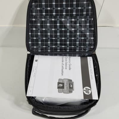 HP Photosmart A630 Compact Photo Printer W/AC Adapter Carrying Case Bag Manual - Thumbnail 2